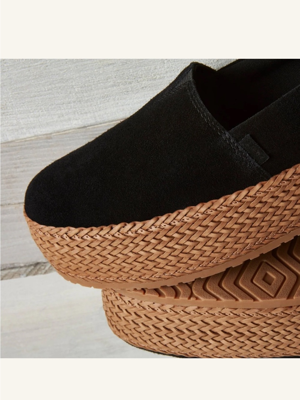 Tom’s Valencia Platform Espadrille Slip On Shoes Women’s Size 7 - Picture 2 of 9